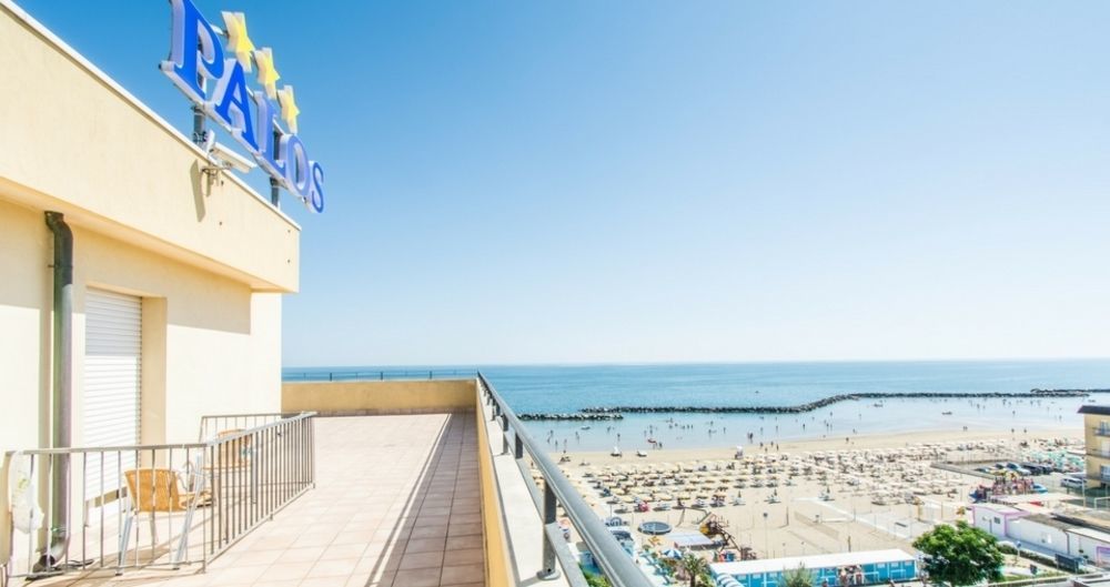 Hotel Palos Rimini Esterno foto